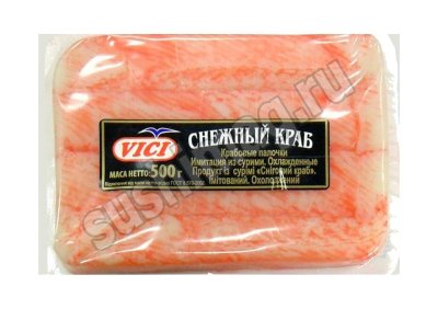 Крабовое мясо "Снежный краб" Vici 500 гр.